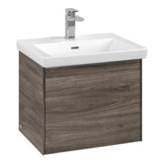 V&B Waschtischunterschrank Subway 3.0 52,3x42,9x44,8cm, m LE/Gr Alu gl, st. Oa