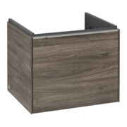 V&B Waschtischunterschrank Subway 3.0 52,3x42,9x44,8cm, m LE/Gr Alu gl, st. Oa-4