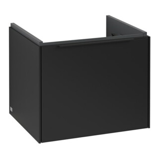 V&B Waschtischunterschrank Subway 3.0 52,3x42,9x44,8cm, m LE/Gr vo b, volc bla