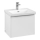 V&B Waschtischunterschrank Subway 3.0 52,3x42,9x44,8cm, m LED/Gr Alu gl, P wh.-3