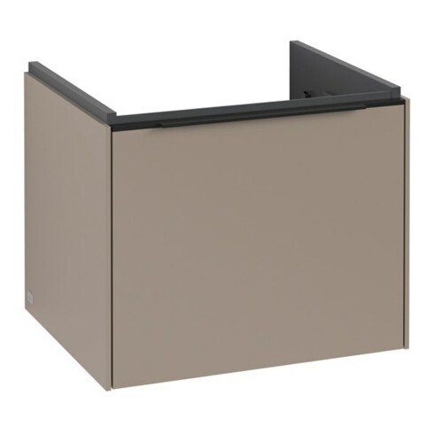V&B Waschtischunterschrank Subway 3.0 52,3x42,9x44,8cm, m LED/Gr volc bla, Tau