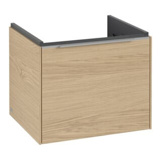 V&B Waschtischunterschrank Subway 3.0 52,3x42,9x44,8cm, o LE/Gr AL gl, Nord Oa