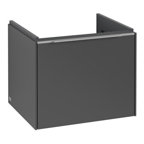 V&B Waschtischunterschrank Subway 3.0 52,3x42,9x44,8cm, o LE/Gr Alu gl, graph.