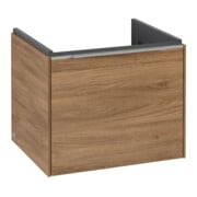 V&B Waschtischunterschrank Subway 3.0 52,3x42,9x44,8cm, o LE/Gr Alu gl, Kan Oa-3