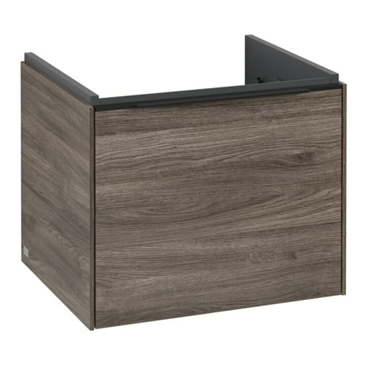 V&B Waschtischunterschrank Subway 3.0 52,3x42,9x44,8cm, o LE/Gr vo bla, st. Oa