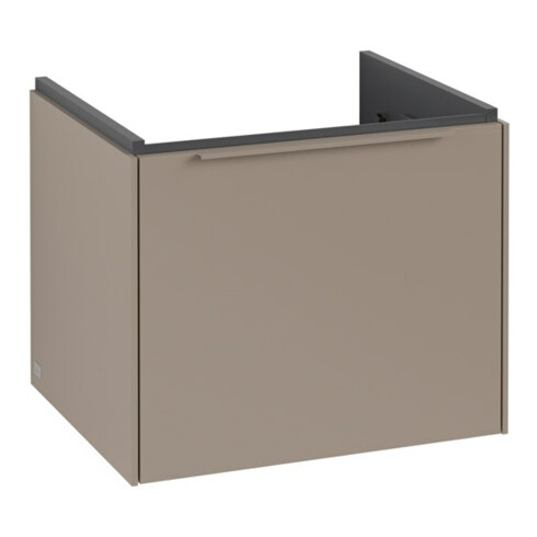 V&B Waschtischunterschrank Subway 3.0 52,3x42,9x44,8cm, o. LED/Gr monochr, Tau