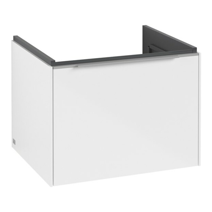 V&B Waschtischunterschrank Subway 3.0 57,2x42,9x47,8cm, m LE/Gr AL g, Bri wh.