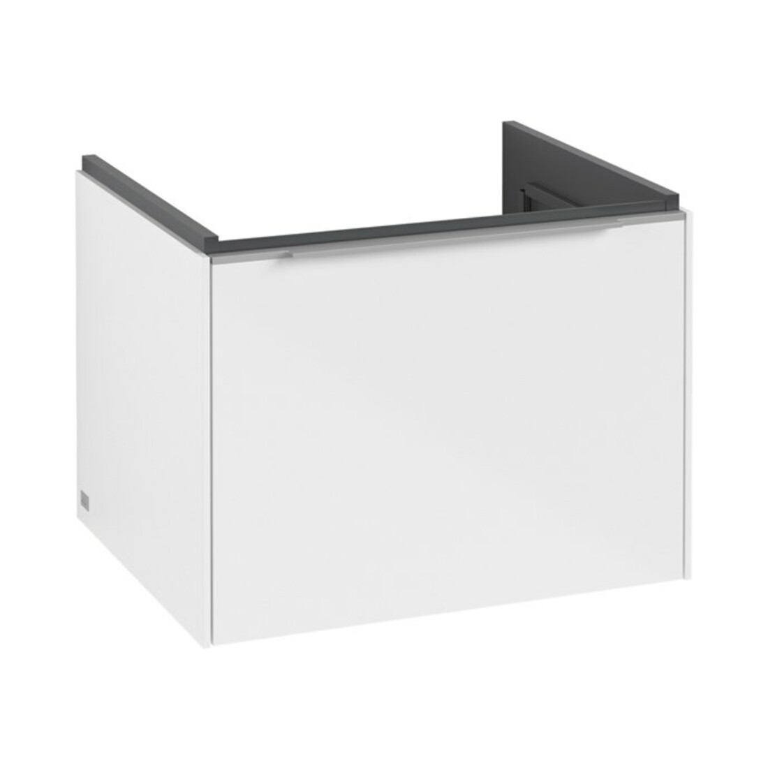 V&B Waschtischunterschrank Subway 3.0 57,2x42,9x47,8cm, m LE/Gr AL g, Bri wh.