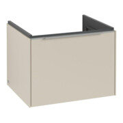 V&B Waschtischunterschrank Subway 3.0 57,2x42,9x47,8cm, m LE/Gr AL g, cashm Gr