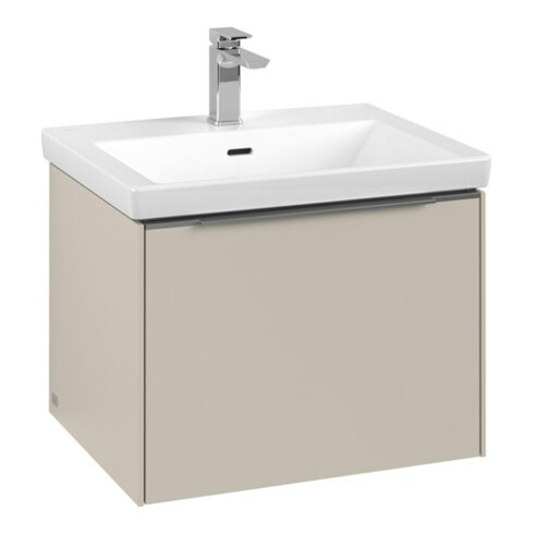 V&B Waschtischunterschrank Subway 3.0 57,2x42,9x47,8cm, m LE/Gr AL g, cashm Gr