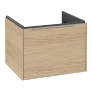 V&B Waschtischunterschrank Subway 3.0 57,2x42,9x47,8cm, m LE/Gr AL gl, Nord Oa