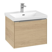 V&B Waschtischunterschrank Subway 3.0 57,2x42,9x47,8cm, m LE/Gr AL gl, Nord Oa-3