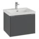 V&B Waschtischunterschrank Subway 3.0 57,2x42,9x47,8cm, m LE/Gr AL gl, so gre.-1