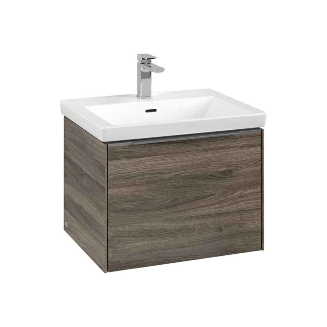 V&B Waschtischunterschrank Subway 3.0 57,2x42,9x47,8cm, m LE/Gr Alu gl, st. Oa