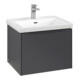 V&B Waschtischunterschrank Subway 3.0 57,2x42,9x47,8cm, m LE/Gr mon., graph.-3