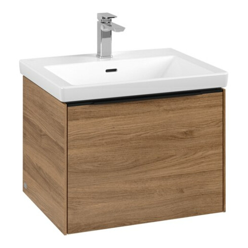 V&B Waschtischunterschrank Subway 3.0 57,2x42,9x47,8cm, m LE/Gr vo bla, Kan Oa
