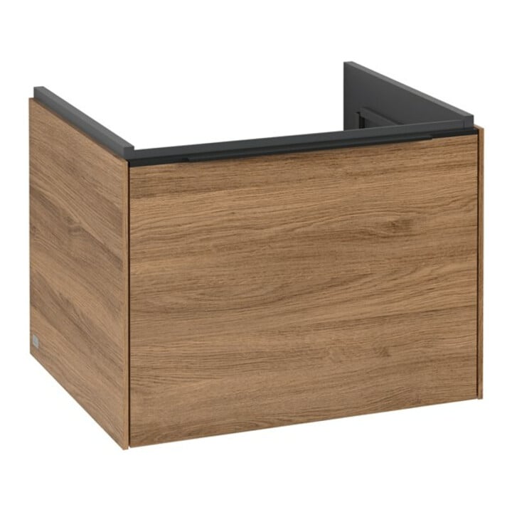 V&B Waschtischunterschrank Subway 3.0 57,2x42,9x47,8cm, m LE/Gr vo bla, Kan Oa