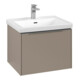 V&B Waschtischunterschrank Subway 3.0 57,2x42,9x47,8cm, m LED/Gr Alu gl, taupe-4