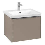 V&B Waschtischunterschrank Subway 3.0 57,2x42,9x47,8cm, m LED/Gr Alu gl, taupe-4