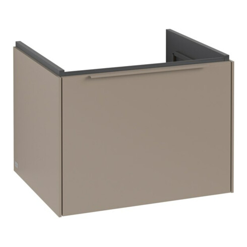 V&B Waschtischunterschrank Subway 3.0 57,2x42,9x47,8cm, m LED/Gr monochr, Tau