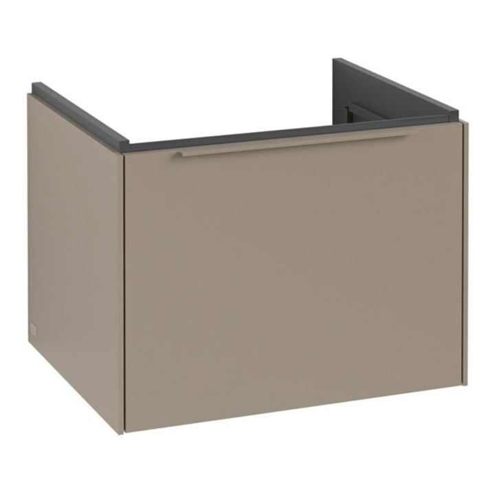 V&B Waschtischunterschrank Subway 3.0 57,2x42,9x47,8cm, m LED/Gr monochr, Tau