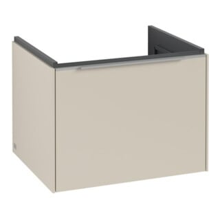 V&B Waschtischunterschrank Subway 3.0 57,2x42,9x47,8cm, o LE/Gr AL g, cashm Gr