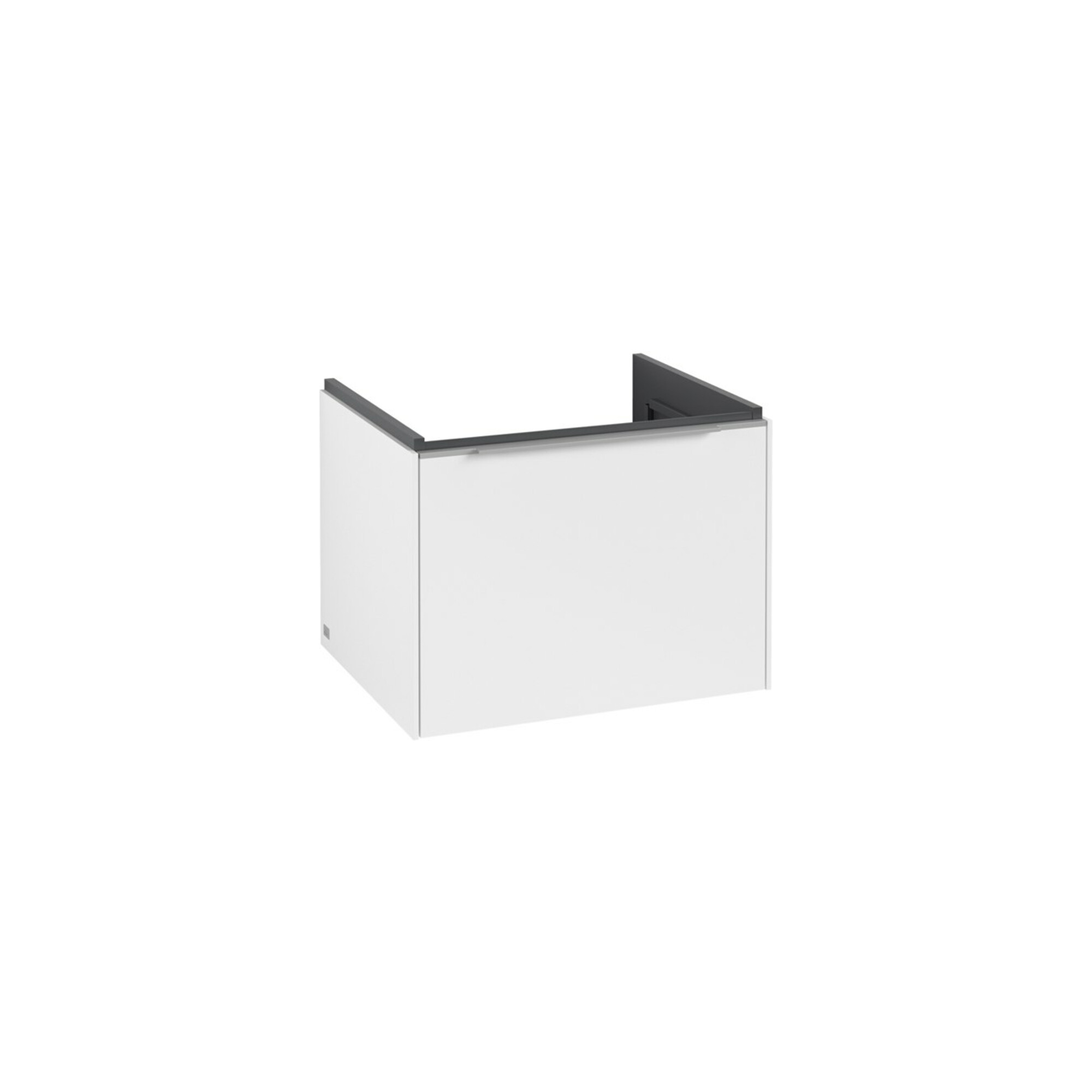 V&B Waschtischunterschrank Subway 3.0 57,2x42,9x47,8cm, o LED/Gr Alu gl, P wh. ; Villeroy & Boch