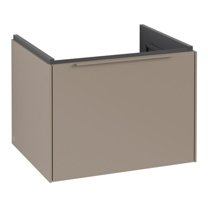 V&B Waschtischunterschrank Subway 3.0 57,2x42,9x47,8cm, o. LED/Gr monochr, Tau
