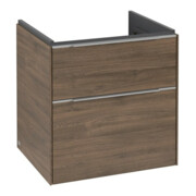 V&B Waschtischunterschrank Subway 3.0 57,2x57,6x47,8cm, m LE/Gr AL g, Ariz. Oa