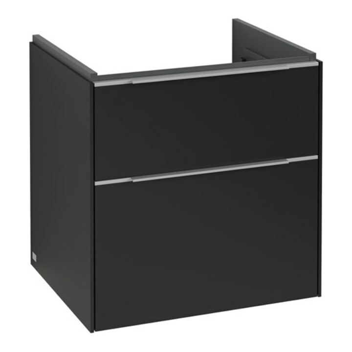 V&B Waschtischunterschrank Subway 3.0 57,2x57,6x47,8cm, m LE/Gr AL g, volc bla