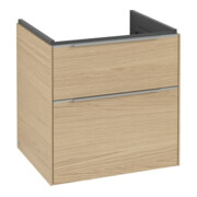 V&B Waschtischunterschrank Subway 3.0 57,2x57,6x47,8cm, m LE/Gr AL gl, Nord Oa