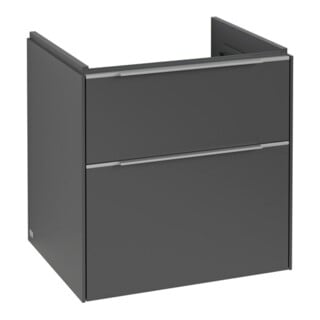 V&B Waschtischunterschrank Subway 3.0 57,2x57,6x47,8cm, m LE/Gr Alu gl, graph.