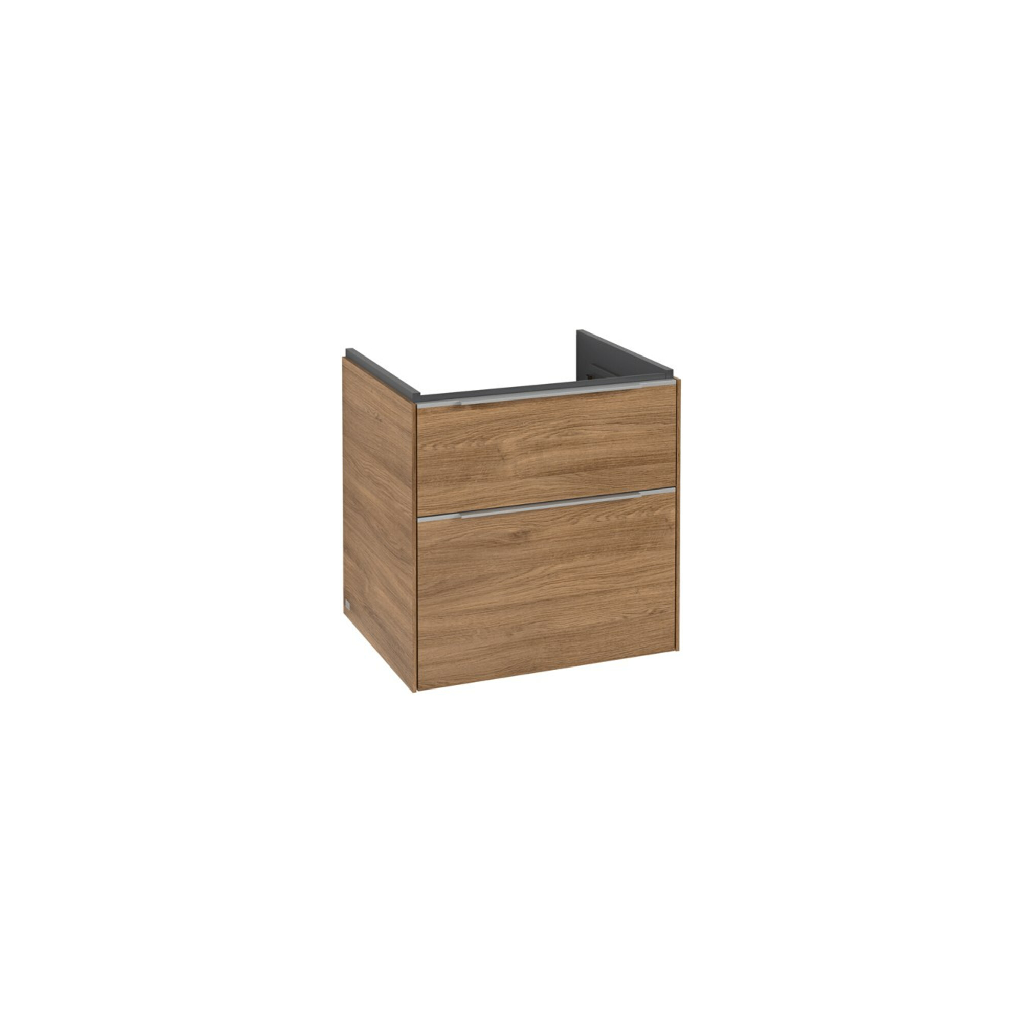 V&B Waschtischunterschrank Subway 3.0 57,2x57,6x47,8cm, m LE/Gr Alu gl, Kan Oa ; Villeroy & Boch