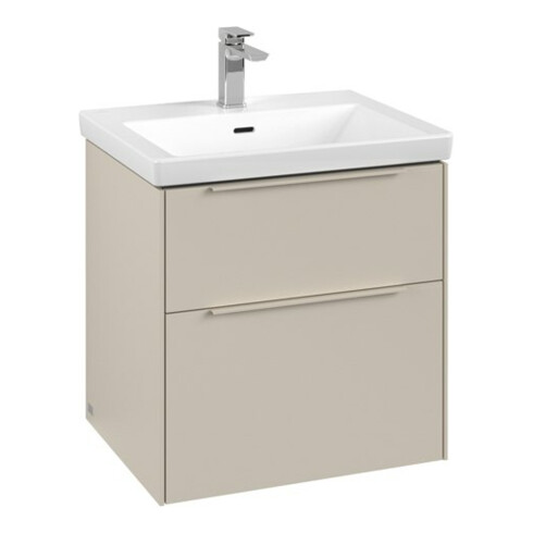 V&B Waschtischunterschrank Subway 3.0 57,2x57,6x47,8cm, m LE/Gr mon., cashm Gr