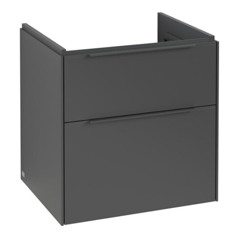 V&B Waschtischunterschrank Subway 3.0 57,2x57,6x47,8cm, m LE/Gr mon., graph.