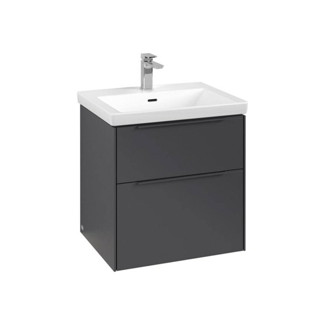 V&B Waschtischunterschrank Subway 3.0 57,2x57,6x47,8cm, m LE/Gr mon., graph.