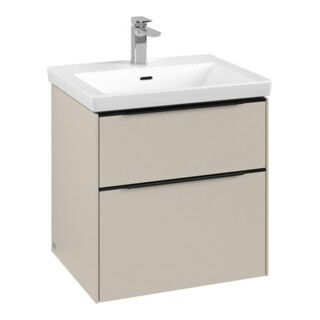 V&B Waschtischunterschrank Subway 3.0 57,2x57,6x47,8cm, m LE/Gr vo b, cashm Gr