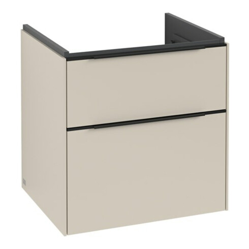 V&B Waschtischunterschrank Subway 3.0 57,2x57,6x47,8cm, m LE/Gr vo b, cashm Gr