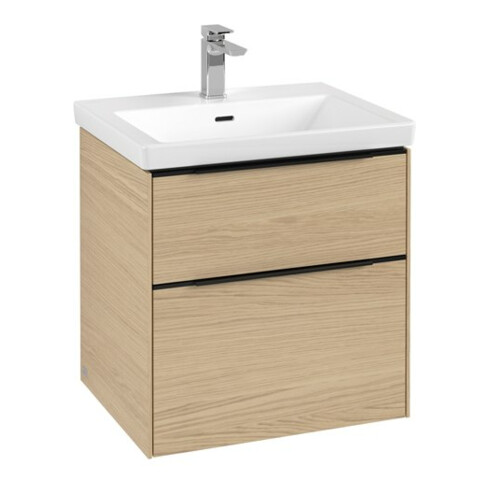 V&B Waschtischunterschrank Subway 3.0 57,2x57,6x47,8cm, m LE/Gr vo b, Nord Oa