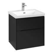 V&B Waschtischunterschrank Subway 3.0 57,2x57,6x47,8cm, m LE/Gr vo b, volc bla-3