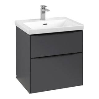 V&B Waschtischunterschrank Subway 3.0 57,2x57,6x47,8cm, m LE/Gr vo bla, graph.