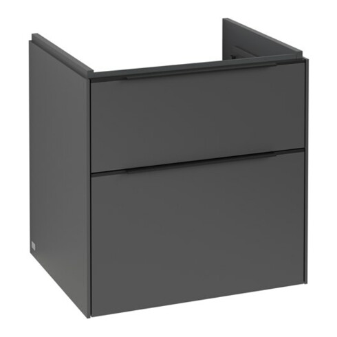 V&B Waschtischunterschrank Subway 3.0 57,2x57,6x47,8cm, m LE/Gr vo bla, graph.