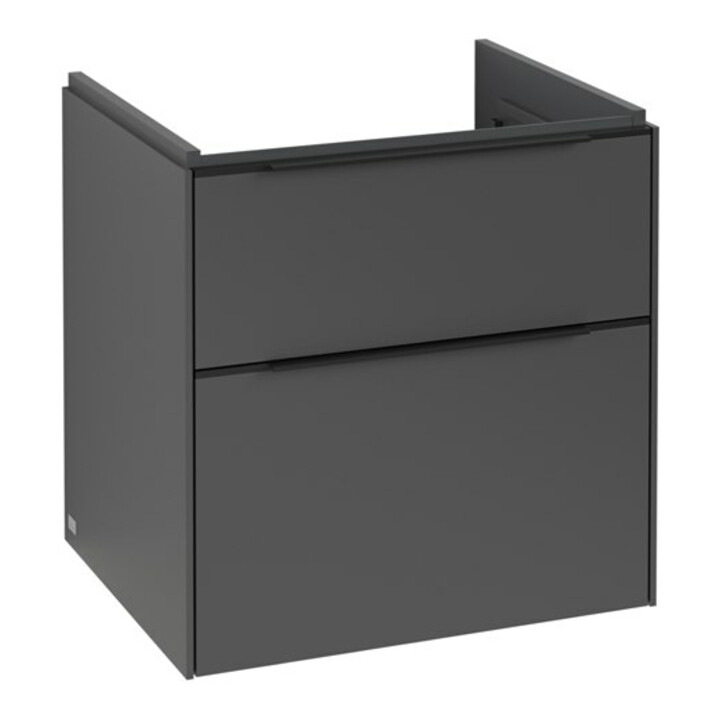 V&B Waschtischunterschrank Subway 3.0 57,2x57,6x47,8cm, m LE/Gr vo bla, graph.