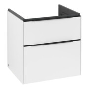 V&B Waschtischunterschrank Subway 3.0 57,2x57,6x47,8cm, m LE/Gr vo bla, P wh.