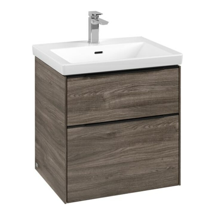 V&B Waschtischunterschrank Subway 3.0 57,2x57,6x47,8cm, m LE/Gr vo bla, st. Oa