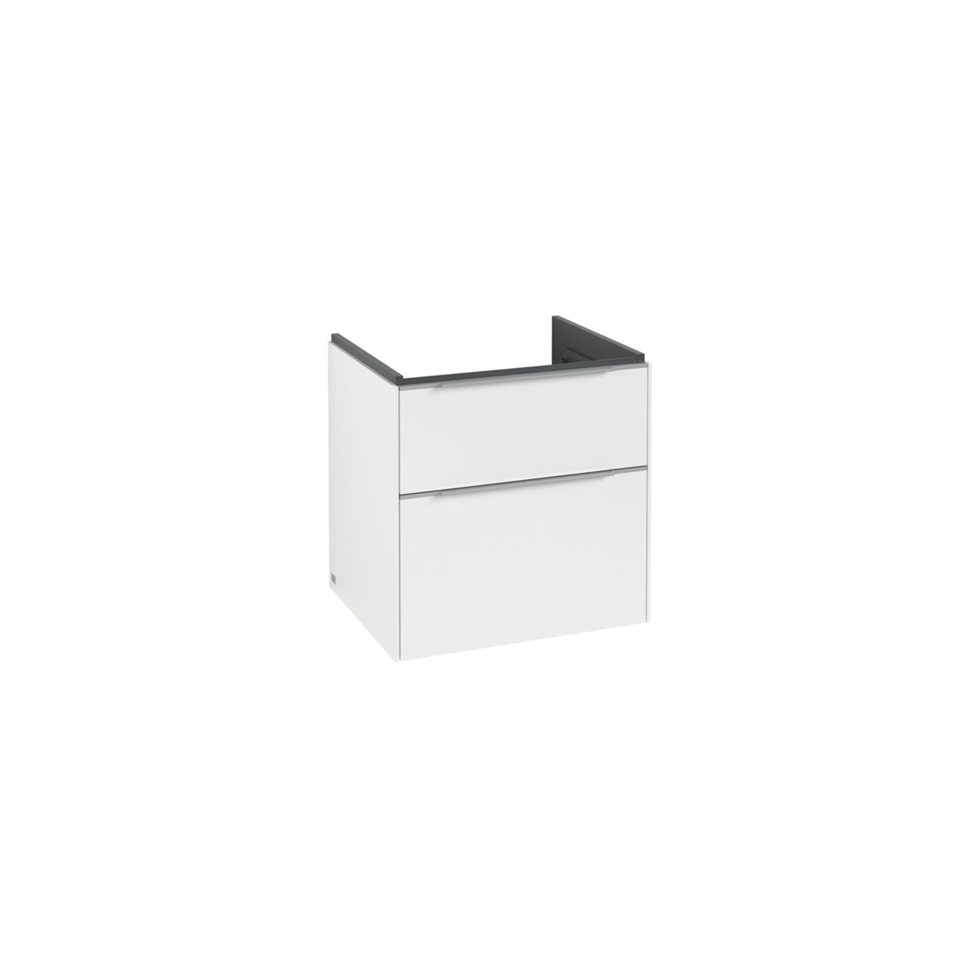 V&B Waschtischunterschrank Subway 3.0 57,2x57,6x47,8cm, m LED/Gr Alu gl, P wh. ; Villeroy & Boch
