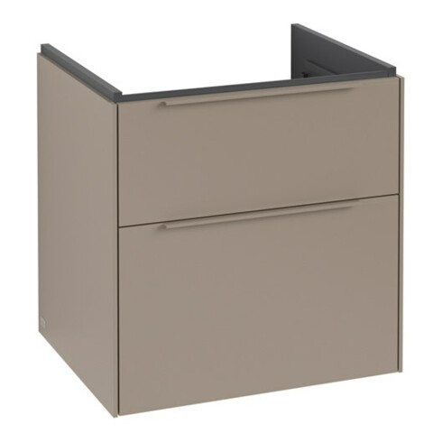 V&B Waschtischunterschrank Subway 3.0 57,2x57,6x47,8cm, m LED/Gr monochr, Tau
