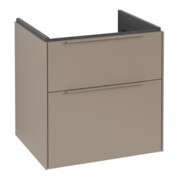 V&B Waschtischunterschrank Subway 3.0 57,2x57,6x47,8cm, m LED/Gr monochr, Tau