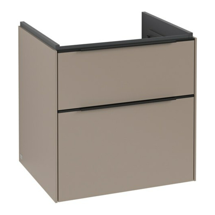 V&B Waschtischunterschrank Subway 3.0 57,2x57,6x47,8cm, m LED/Gr volc bla, Tau