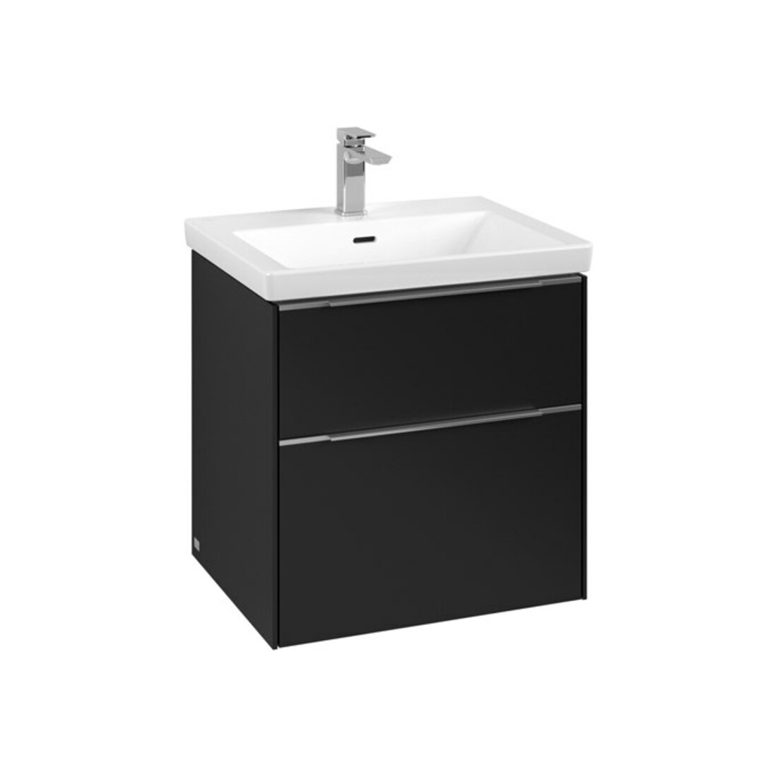 V&B Waschtischunterschrank Subway 3.0 57,2x57,6x47,8cm, o LE/Gr AL g, volc bla